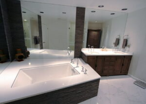 Quartz Tub and Vanity